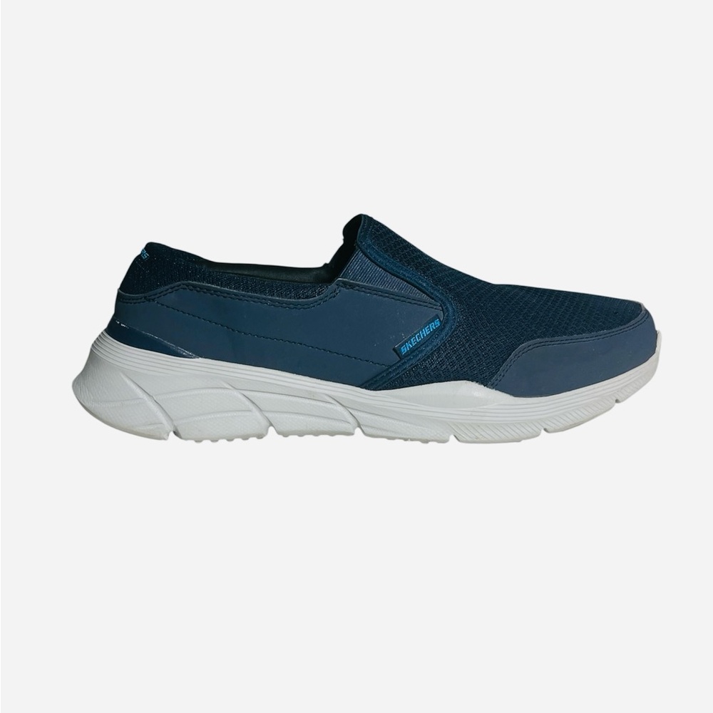 Skechers Blue and White Men’s Slip-On Loafers Shoes Sz 11
